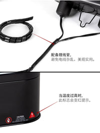 reptizoo爬宠加热灯具迷你双灯罩爬虫保温UVB/UVA灯架太阳灯防烫
