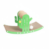 Rocking Cat Scratcher Bed Ergonomic Shape Cat Scratcher Furniture Protector Pet Supplies for Kittens