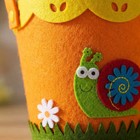 Textile Easter Basket DIY Bunny Treat Bag Storage Baskets Baskets Kids With Handle Easter Egg Search Bucket for Young Children, Party Planners