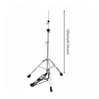 Extension Cymbal Stand Adjustable Height Convertible Cymbal Stand Heavy Duty Drum Hardware Pack for Stage Performance