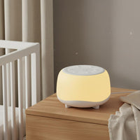 Auto-Shutoff Timer Sound Machine Night Light Combo Rechargeable Ambient Sound Machine Adjustable Brightness Portable Sleep Aid Device 3 Lighting Modes for Babies, Kids, Adults, Nursery, Travel
