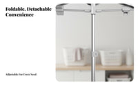 Telescopic garment maintenance rack Foldable Adjustable & Extendablesign Garment Stand Portable for Dorm Room