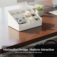 Multicompartment Company stamp Storage Box Space Saving stamp Storage Container Large Capacity Stamp Holder long-finaling for Accountants, Business Owners, educators, Desk, Safe, Craft Room, School