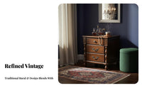 Vintage and appearance Multi-Drawer Vanity with Mirror Space-Saving Dressing Table Large Storage Capacity Makeup Desk Integrated Design for Teen young women, Apartment Dwellers, grown-ups, spacious Closet