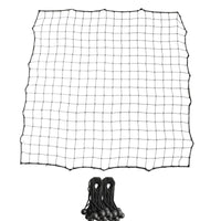 Black Soccer Rebound Net Reinforced Edges Soccer Training Net Mesh Athletic Gear Hand-Finished