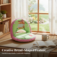 Adjustable Floor Lounger Foldable Design Backrest padding Space-Saving for Teens