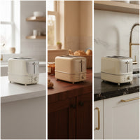 2-Slice Toasting Appliance High-Lift Automatic Toasting Appliance Easy to Clean for Kitchen, Apartment