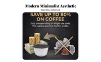 Reusable Coffee Capsules for Dolce Gusto - Stainless Steel Refillable Pods with Tamper Compatible with Piccolo XSMini Me, Genio 2, Lumio - Eco-Friendly Metal Filter for Rich Crema Espresso