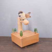 Mechanical Bird Music Box Electric Toy
