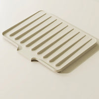 Sink Silicone Draining Mat for and Countertop, Rectangular Dish Drying with Upgraded 2cm Thickened Design