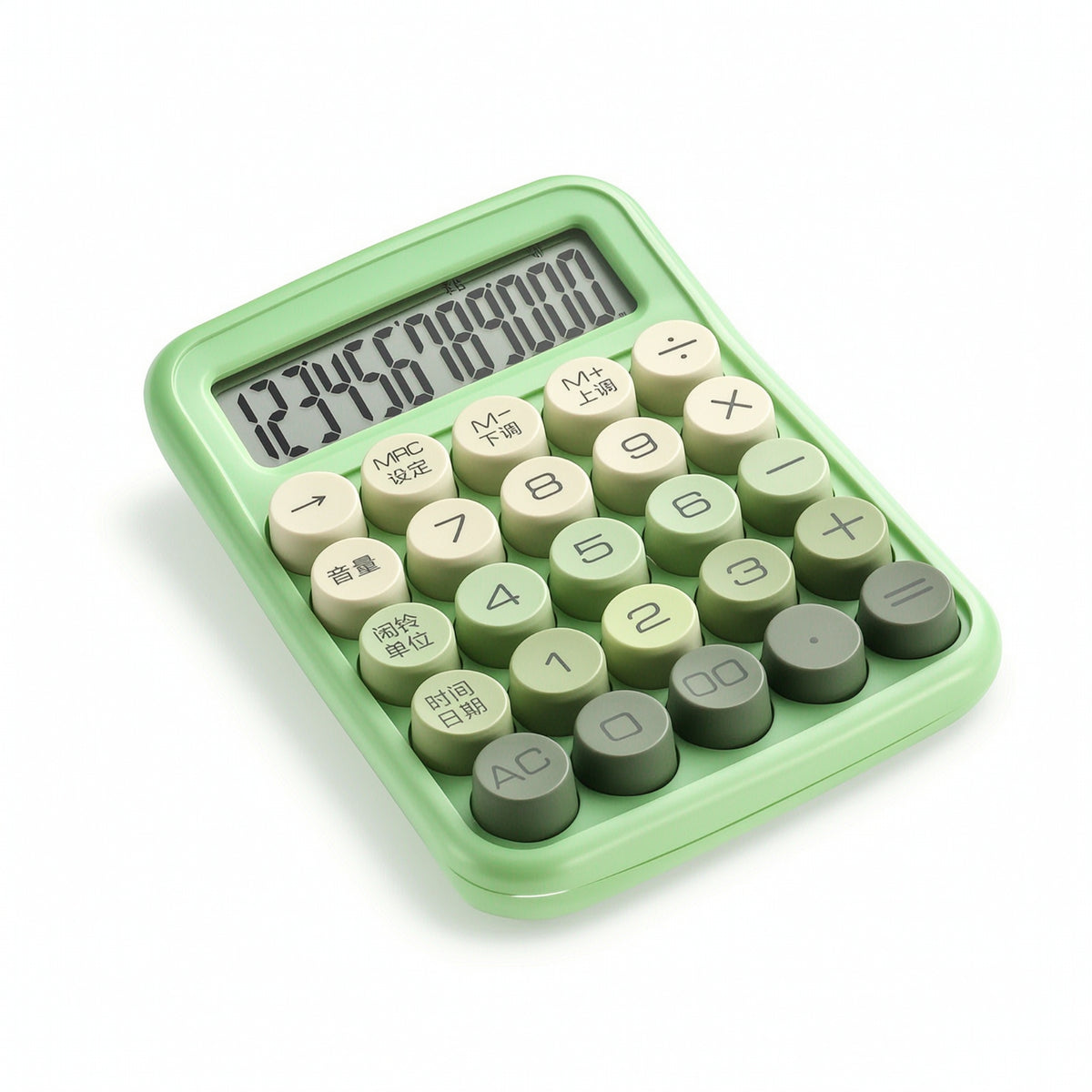 Desktop Calculator Tilted Screen Electronic Calculator Electronics Big-Button Portable for Office Workers, Classroom, Dorm Room