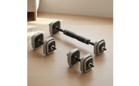Adjustable Dumbbell with Square Plates Textured Grip for Fitness Aficionados