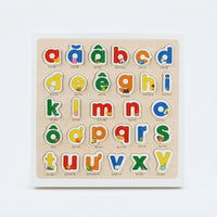 Educational Alphabet Puzzle Raised Alphabet Matching Game Brightly Colored Letter Puzzle Colorful for Preschoolers, Kids, Classroom