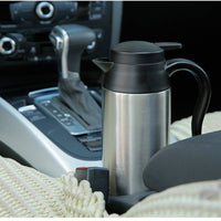 Electric Heating Cup with Sleeve Portable Car Heating Mug BPA Car Kettle for Commuters