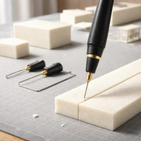 Electric Foam Cutting Pen Cylindrical Grip Foam Cutting Pen Styrofoam Cutter Kit Easy to Use Fast Heating