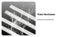 Engraved Scale Double-Sided Steel Ruler 33 Cm Length Stainless Steel Ruler Silver Finish
