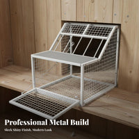Pigeon Entry Door Easy to Install Racing Pigeon Entrance Entry Iron Bar Avian Entrance Reinforced Design Fine Workmanship