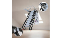 Retractable Attic Stairs Pull down Attic Ladder with Attic Entry panelSaving Folding Loft Staircase for Homeowners, Duplex