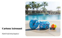 2 Pieces Double Air Chambers Inflatable Arm Bands High Buoyancy Swim Arm Floats Leak-Proof for Adults, Beginners, Pool, Beach