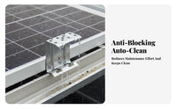Rustproof Stainless Steel Solar Drainage Clip Prevents Dust Accumulation Solar Panel Drainage Clip Weather Resistant Anti-Clogging for Maintenance Technicians, Property Owners, DIY Enthusiasts, Outdoor, Rooftops, RV Roofs