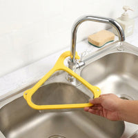 Kitchen Sink Strainer and Sink Drain Basket, Stainless Steel Food Waste Strainer, Corner Suction Vegetable Washing Basket for Modern Minimalist Style