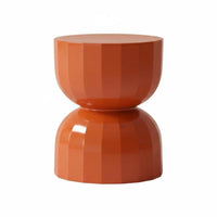 Multi-Functional Hourglass-Shaped Stool Compact Small Seat Modern Design Home Furnishing Versatile for Homeowners, Interior Designers, Entryway, Living Room, Bedroom, Balcony