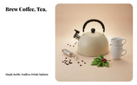 Singing Kettle Loud Whistle Hot Water Boiling Pot All Stovetops Compatible Stainless Steel Tea Pot