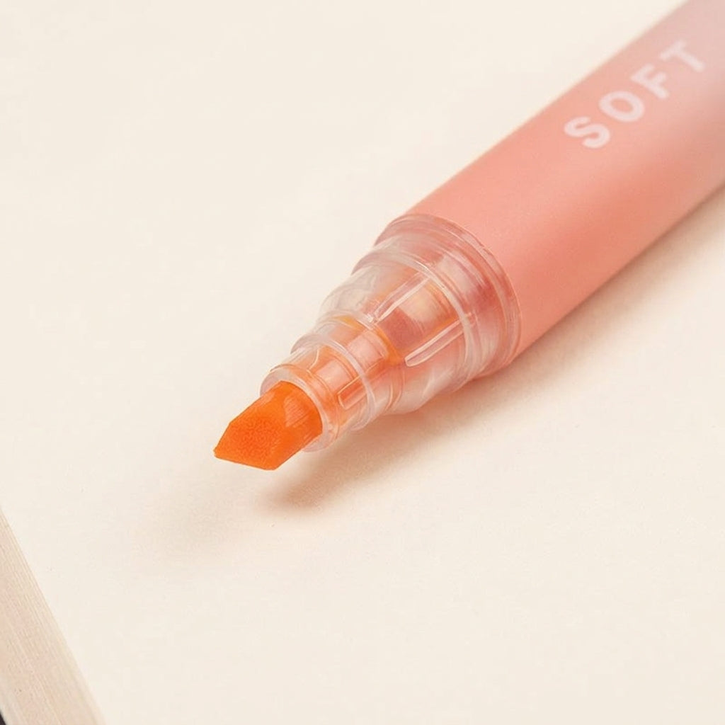 Gradient Pastel Highlighter Tip Highlighters for Students, School Stationery Kit, Slanted Marker for Studying, Colorful for Note Taking