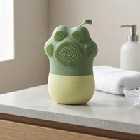Flexible Cat Paw Ice Mold with Brush Facial Ice Mold Hanging Loop Face Cooler Reusable