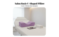 Removable and Washable Cover Eyelash Extension Pillow Breathable Material Ergonomic Lash Support Cushion Side Pockets for Estheticians, Spas