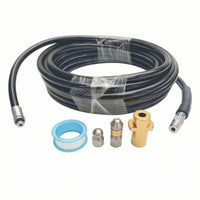 Sewer Drain Cleaning Hose with Nozzles Flexible Rotating Nozzle Wear-Resistant for Plumbers