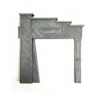 Textured Railway Tunnel Portal Detailed Miniature Tunnel Entrance Standard Railroad Structure Micro for Hobbyists
