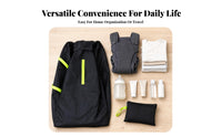 Lightweight Stroller Travel Bag Smooth Material Drawstring Stroller Bag Full Coverage