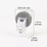 Whiteboard Magnets, Japanese Fridge Magnets 2 Pack, Strong Memo Clips for Notes & Bills, Resin Refrigerator Clips