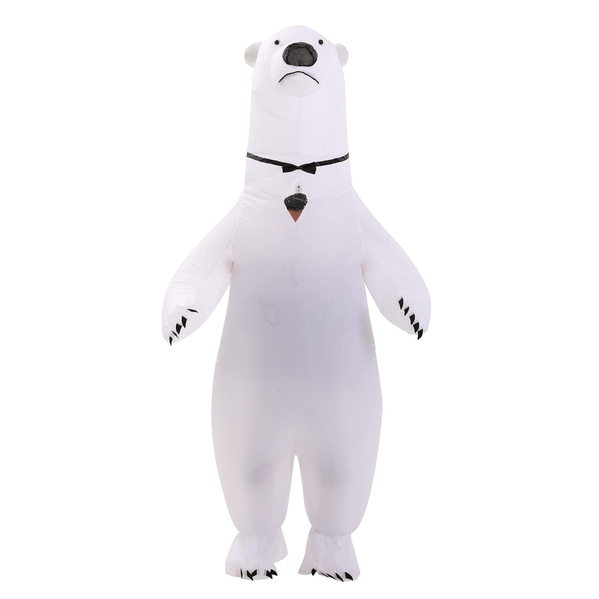 Inflatable Snowy Bear Costume Full Body Snowy Bear Costume Oversized Character Suit for Halloween