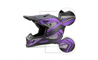 Adult Full Face Motorcycle Helmet Ventilated Full Face Motorcycle Helmet Headwear Secure Fit Safeguarding for Adults