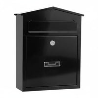 Surface-Mounted Mailbox Metal Lockable Mail Box