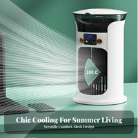 Cools & Humidifies Portable Air Cooler Quiet Operation Desktop Misting Fan Low Noise for Bedroom, Office, Dorm Room