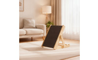 Adjustable Pet Scratching Board Foldable Cat Scratcher with Adjustable Height Standing Cat Scratcher  Wooden Frame for Cats, Small Dogs, Indoor