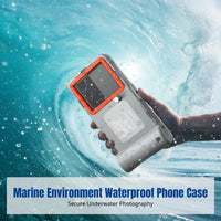 Waterproof Phone Case, Universal for iOS and Huawei Mate Series, For Underwater Photography, Swimming, Diving