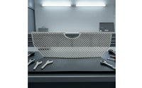 Front Grille Insert Electroplated Grille Frame with Mesh Long-Lasting