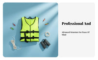 Grown-up Flotation Vest Portable Fishing Buoyancy Vest Watersports Flotation Vest Lightweight Indivi Double Flotation Device