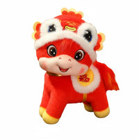 Fortunate Gift Chinese Astrological Horse Mascot Cute Design Chinese New Year Horse Stuffed Animal