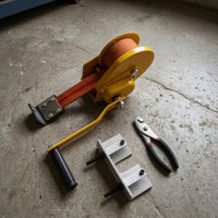 Wire Drawing Tool with Hand Crank Tabletop Benchtop Wire Drawing Tool Secure for Metalworking