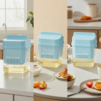 Greek-Style Yogurt Strainer Transparent Yogurt Strainer with Filter Basket Compact Filter Basket Thick for Kitchen