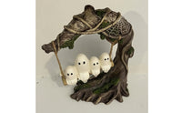 Specters on a Arbor Seat Spooky Specters Tree Suspended Decor Decorations for Decorators