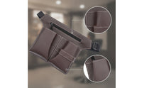 Leather-Like Barber Waist Bag Structured Waist Bag with Adjustable Strap Handsunrestricted Hairdresser Tool Pouch Easy to Clean for Hairdressers, Barbershop