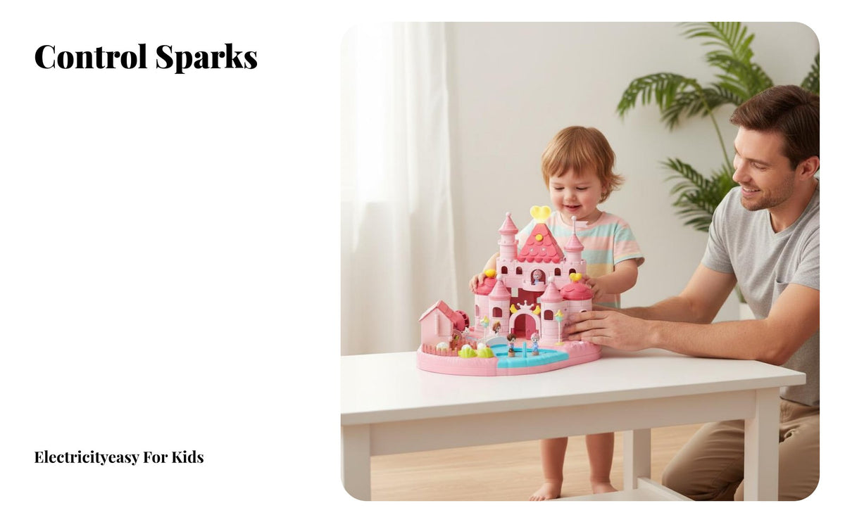 Ideal Birthday Gift Attractive Princess Castle Role-Playing Fun Attractive Dollhouse Building Set STEM Learning for Children, Home, Bedroom