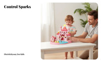Ideal Birthday Gift Attractive Princess Castle Role-Playing Fun Attractive Dollhouse Building Set STEM Learning for Children, Home, Bedroom