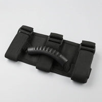 Black Car Roof Grab Handle Woven Textile Interior Grab Handle Textured Grip Finger Grooves